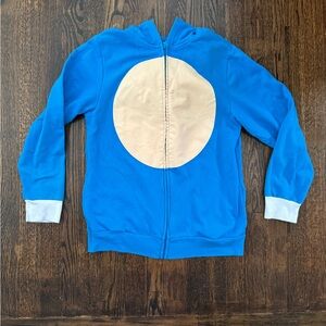Vibrant Blue Kids Hoodie Sonic the Hedgehog XL